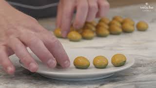 Veliche x GaultampMillau Recipe Tutorial Bonbon with Pistachio and Sea Buckthorn [upl. by Parshall630]