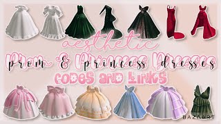 Prom and Princess Dresses Codes and Links  Roblox Bloxburg Berry Avenue [upl. by Gilson548]