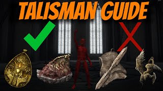 COMPLETE TALISMAN GUIDE What Talismans To Use ELDEN RING [upl. by Alleroif]