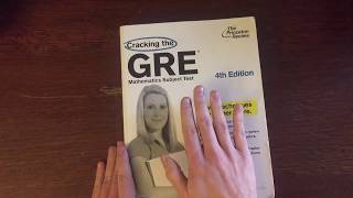 Cracking The GRE Mathematics Subject Test Book Review [upl. by Adalai]