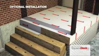 Deck tiles to cover concreteciment and wood surfaces [upl. by Aiciram88]