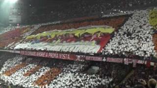 Milan Inter 30 Curva Sud Milano FORMAZIONE MILAN CON COREOGRAFIE IN HQ [upl. by Shadow]