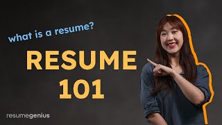 Resume Basics  Tips for Resume Format Type and Sections [upl. by Pump]