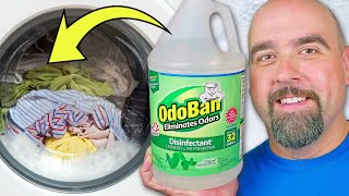 Get Mildew Smell Out of Clothes with OdoBan Stop Laundry Stink [upl. by Oidiple267]