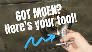 MOEN CARTRIDGE REPLACEMENT  How to use a MoenDANCO Core Puller  Water Wont Stop Running Fix [upl. by Diantha]