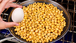 Chickpeas and eggs are better than meat Proteinrich simple and delicious recipe [upl. by Laspisa]