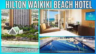 OahuHilton Waikiki Beach HotelThis 4 Star Resort in the Heart of Waikiki is a good place to stay [upl. by Cirtap722]