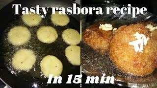 easy rasbora recipe easily any one can preparerava rasbora bengali sweet recipe in malayalam ampeng [upl. by Kallman]