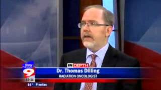 Bay News 9 Stereotactic radiosurgery for inoperable lung cancer with Dr Thomas Dilling [upl. by Garlaand]