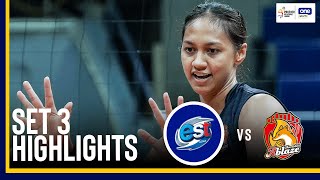 EST vs KURASHIKI  SET 3 GAME HIGHLIGHTS  2024 PVL INVITATIONAL CONFERENCE  September 12 2024 [upl. by Placeeda]