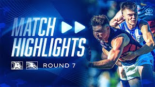 AFL R7 match highlights North Melbourne v Adelaide [upl. by Sito]