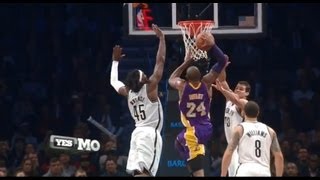 Kobe Bryant Dunks on Gerald Wallace amp Kris Humphries in Glorious HD  Slo Mo [upl. by Anselm]