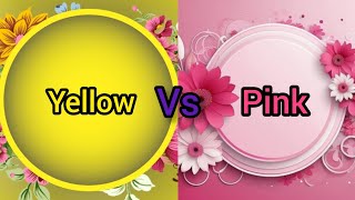 choose your favourite colour 🥰👇🏻😍  yellow 🟡 vs pink 💓 compilation challenge 👇🏻👇🏻 join [upl. by Caiaphas]