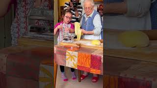 Nonna cooks with her greatgranddaughters nonna cookingwithkids [upl. by Adnohsak673]