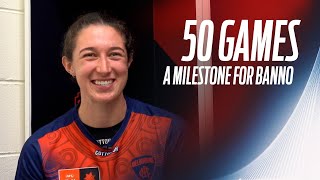 AFLW  Bannan Hits 50 Games [upl. by Warms745]