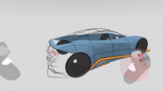 Gravity Sketch VR Drawing a car tips and tricks PT4 [upl. by Windham802]