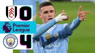 Fulham vs Man City 04 Highlights amp Goals 2024 HD [upl. by Nnyletak]