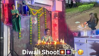 Diwali Shoot❤️🎆🥳🎇 ll Deepgoswami ll l Shrutigoswami l Diwali Shoot Festival Happy Diwali [upl. by Shelah]