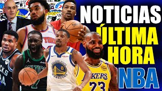 MALAS NOTICIAS en Warriors 🚨💣 El RETIRO de Lebron 🔥 Jaylen 🤯 Knicks💥 Howard🤔 Silver😡 ULTIMA HORA NBA [upl. by Milas]