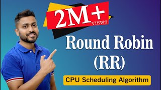 L27 Round RobinRR CPU Scheduling Algorithm with Example [upl. by Salina]