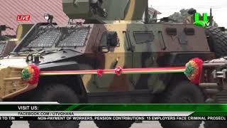 Burma Camp Accra President AkufoAddo Presents 40 APCS To GAF [upl. by Goldenberg]