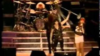 Guns N Roses amp Aerosmith Mama Kin amp Train Kept A Rollin Live In Paris 92 16 18 [upl. by Winona]