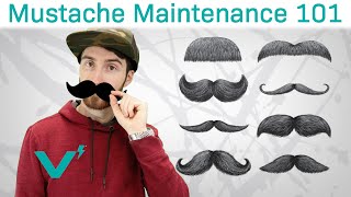 Mustache Growth and Maintenance 101  How To Grow A Mustache [upl. by Yecies]