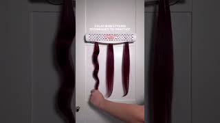 3 flat iron styling techniques to practice hairstyling waves chloeswiftstylist [upl. by Silvestro]