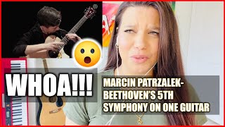 MARCIN PATRZALEK REACTION  Beethovens 5th Symphony on One Guitar  GUITAR REACTION VIDEO [upl. by Ingeborg]