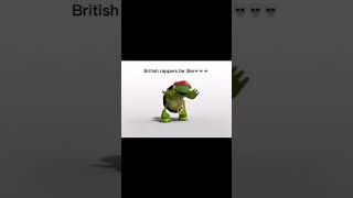 British turtle rapping extended version 15 minutes [upl. by Vanhomrigh488]