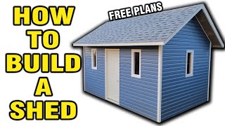 How to Build a Shed Start to Finish [upl. by Yriek]