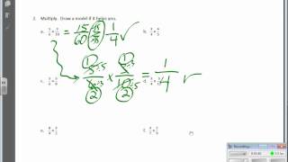 March 12 Module 4 Lesson 15 Multiplying Non Unit Fractions by Non Unit Fractions [upl. by Matt]