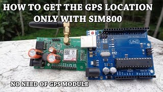 How to send GPS Coordinates over GSM using SIM 800  SIM 900 [upl. by Atteuqcaj697]