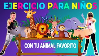 14 Ejercicios FACILES para NIÑOS 😱🏋 Easy Kids Workout 😎 Animal Fitness [upl. by Stephenie]