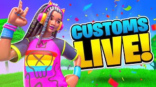 🔴 Live  HUGE GIVEAWAY  Fortnite Custom Matchmaking Games  EU Customs Fortnite Chapter 5 LIVE [upl. by Yrrab]