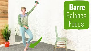 30 Minute Barre Workout  Get Your Balance On [upl. by Ennavoj]