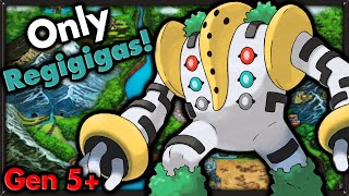 Can I Beat Pokemon Black 2 with ONLY Regigigas 🔴 Pokemon Challenges ► NO ITEMS IN BATTLE [upl. by Molloy]