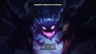 Realistic Pokemon Evolution  Gengar pokemon pokemoncommunity shorts gengar jigglypuff [upl. by Weinberg]