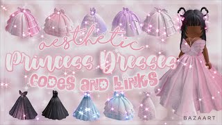 Aesthetic Prom and Princess Royal Dresses  Codes and Links  Roblox Bloxburg Berry Avenue [upl. by Zurek561]