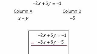 GRE Math Practice Algebra  Example 3 [upl. by Nylatsirhc]