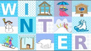 Deutsch lernen der Winter Schnee und Eis  learning German winter snow amp ice [upl. by Anerac]