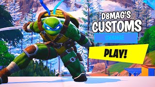 🔴FORTNITE CHAPTER 5 FASHION SHOWS LIVE CUSTOM MATCHMAKING D8MAG SAYS BULL RUSH SCRIMS [upl. by Llij]