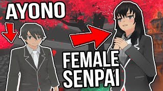 PLAY AS FEMALE SENPAI TAEKO YAMADA SIMULATOR  Yandere Simulator Mod [upl. by Yenduhc731]