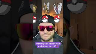 Rate my Gen 1 team shorts pokemon pokemoncommunity tiktok subscribe subscribemychannel [upl. by Enialb]