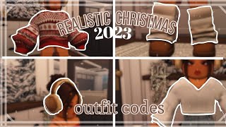 REALISTIC Bloxburg Winter and Christmas Outfit codes  Outfit Codes  Roblox [upl. by Nevsa]