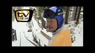 Raab in Gefahr beim Skispringen  TV total [upl. by Ocirema]