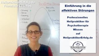 Heilpraktiker Psychotherapie Einführung in die Affektiven Störungen [upl. by Laumas679]