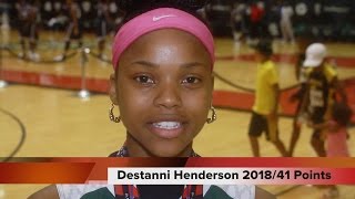 Destanni Henderson Scores 41pts in AAU National Championship Game [upl. by Einohtna]