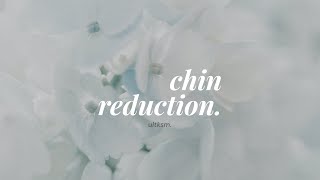 chin reduction forced [upl. by Anayd]