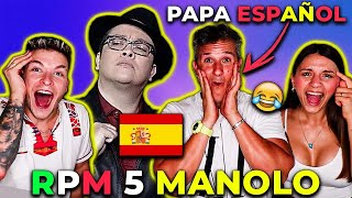 🇲🇽 PAPA ESPAÑOL REACCIONA a RPM MANOLO 🤣 POR PRIMERA VEZ 😱 FRANCO ESCAMILLA [upl. by James]